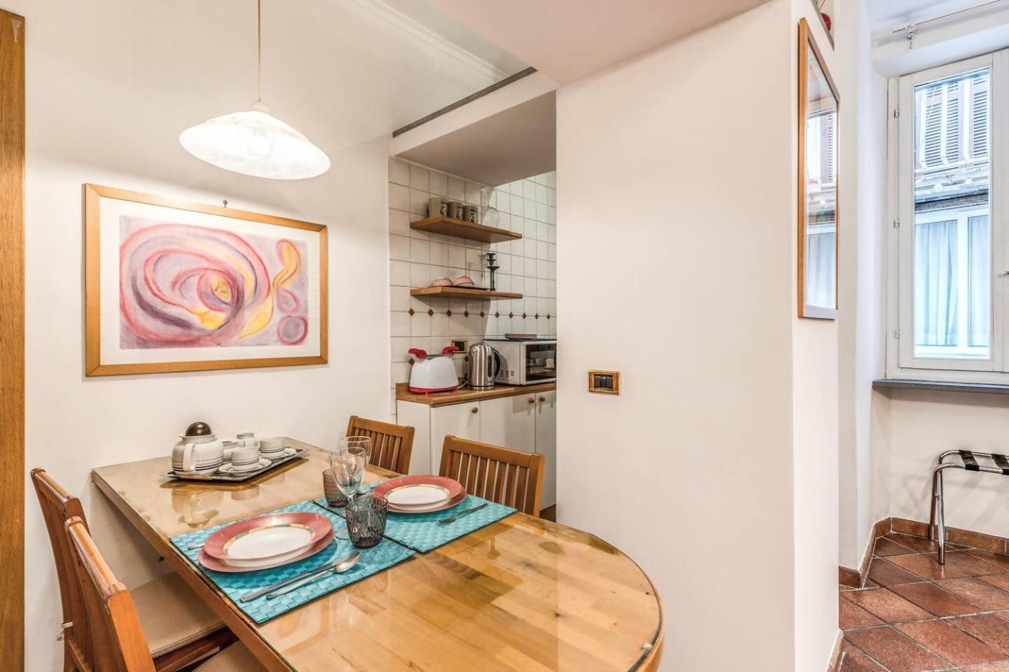 Ferienwohnung Cozy Flat In Trevi Fountain Rom Exterior foto